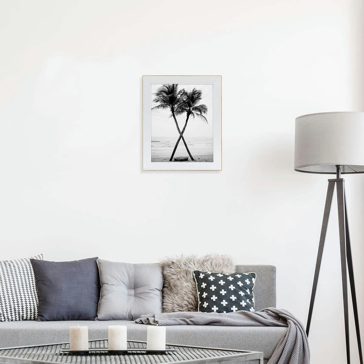 NEWTON - Cadre photo brut 24x30 cm résine recyclée