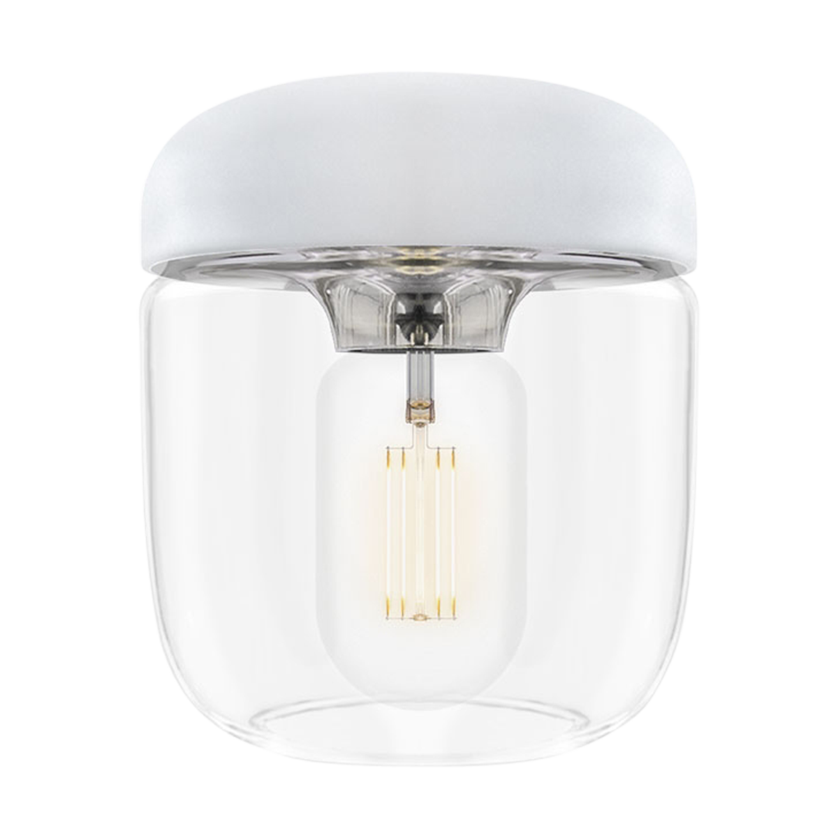 Umage Acorn lampenkap wit met steel - Ø 14 cm