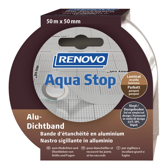 Dichtband, 50 m Rolle, Aluminiumfolie