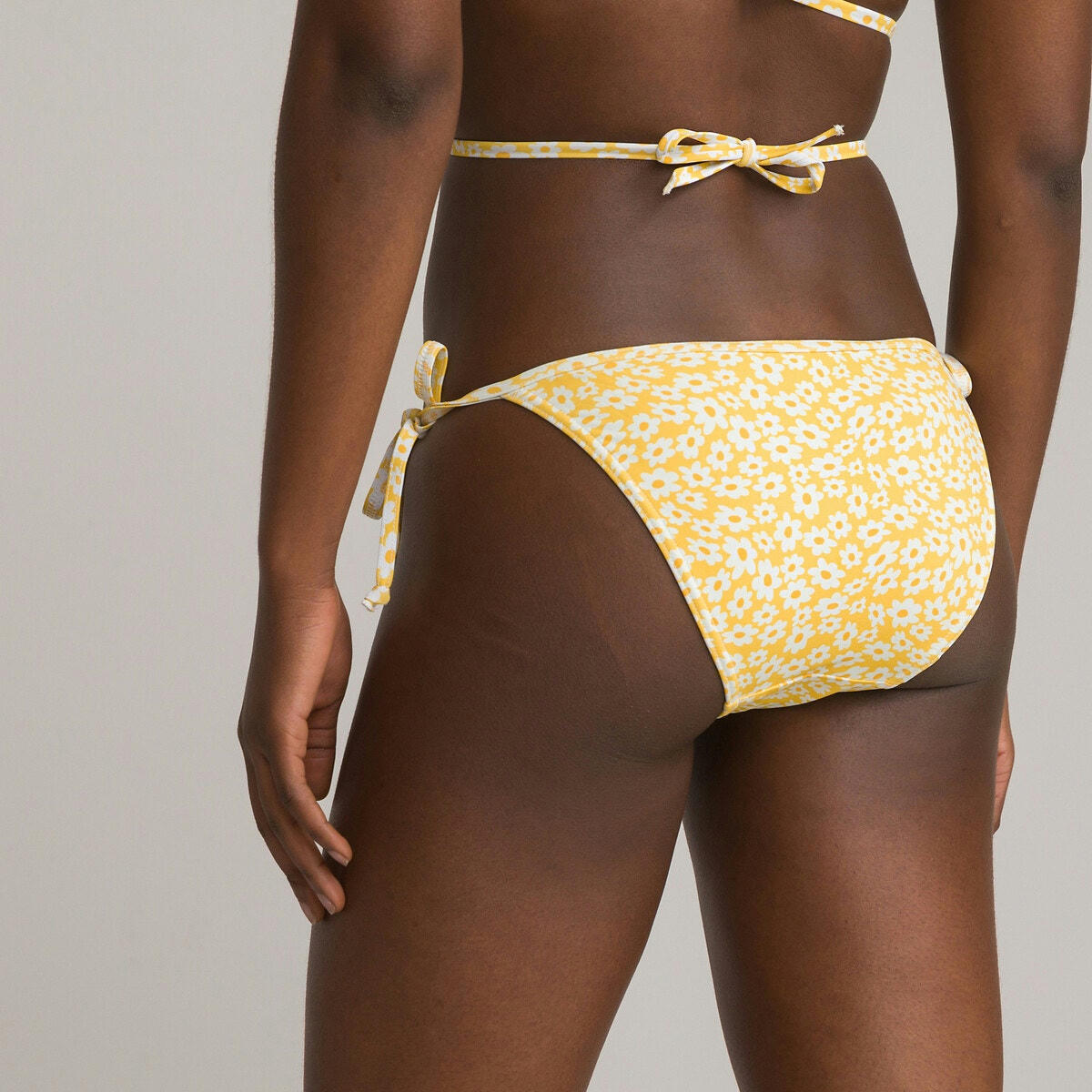 Bas de maillot de bain culotte, imprimé fleurs