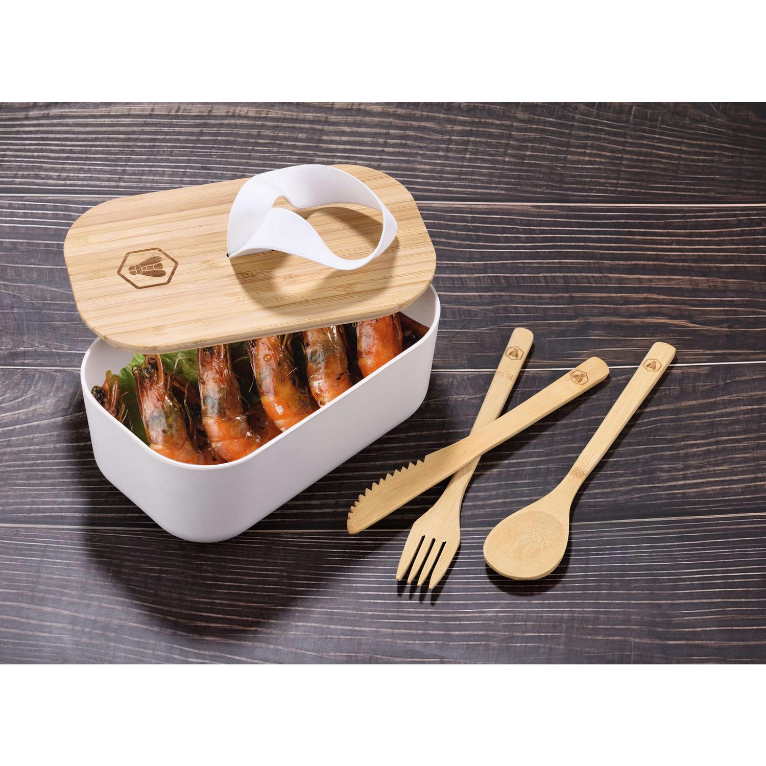 BAMBOU - Lunchbox avec couverts