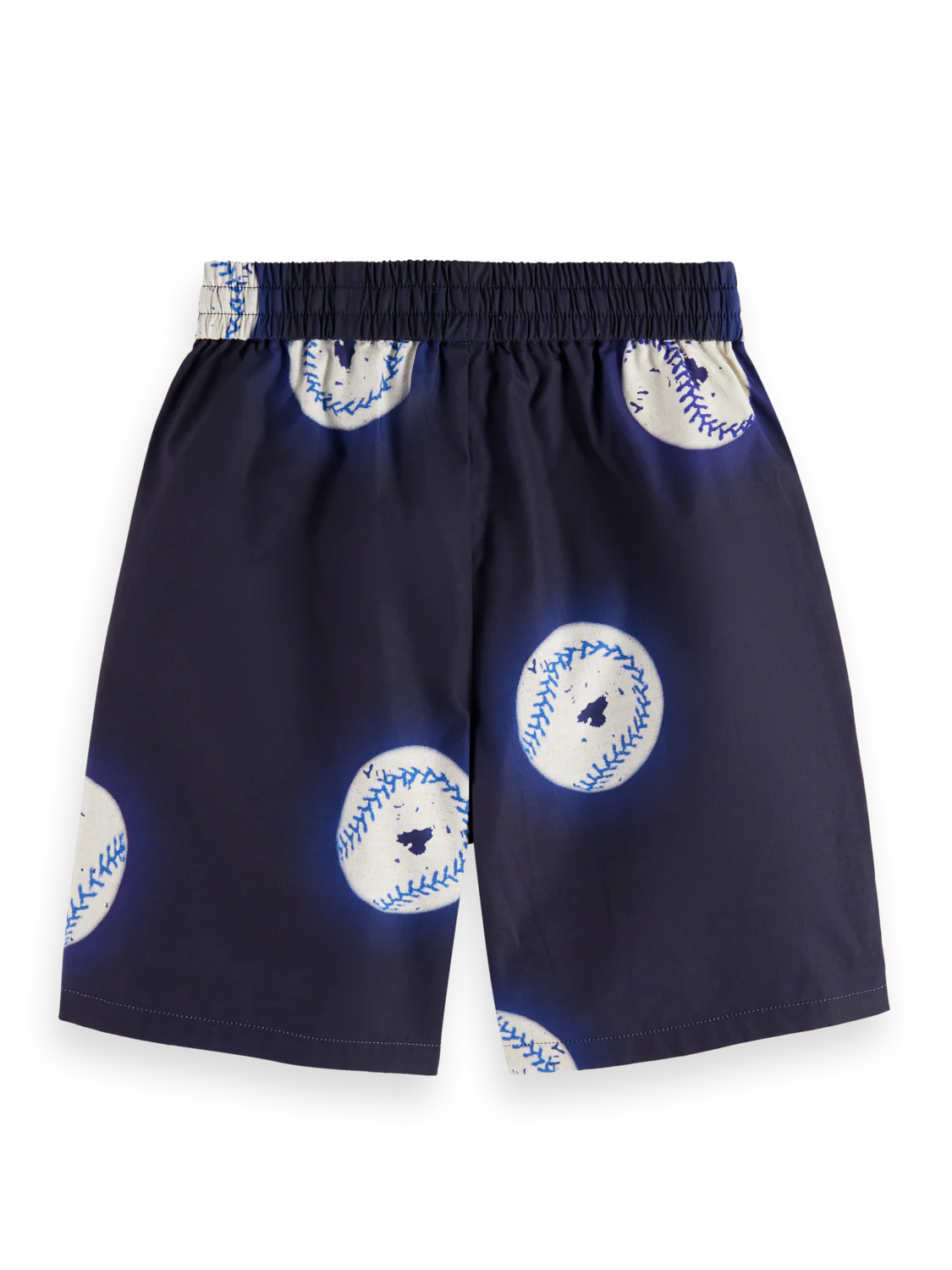 Boys' Baseball Printed Swim Shorts