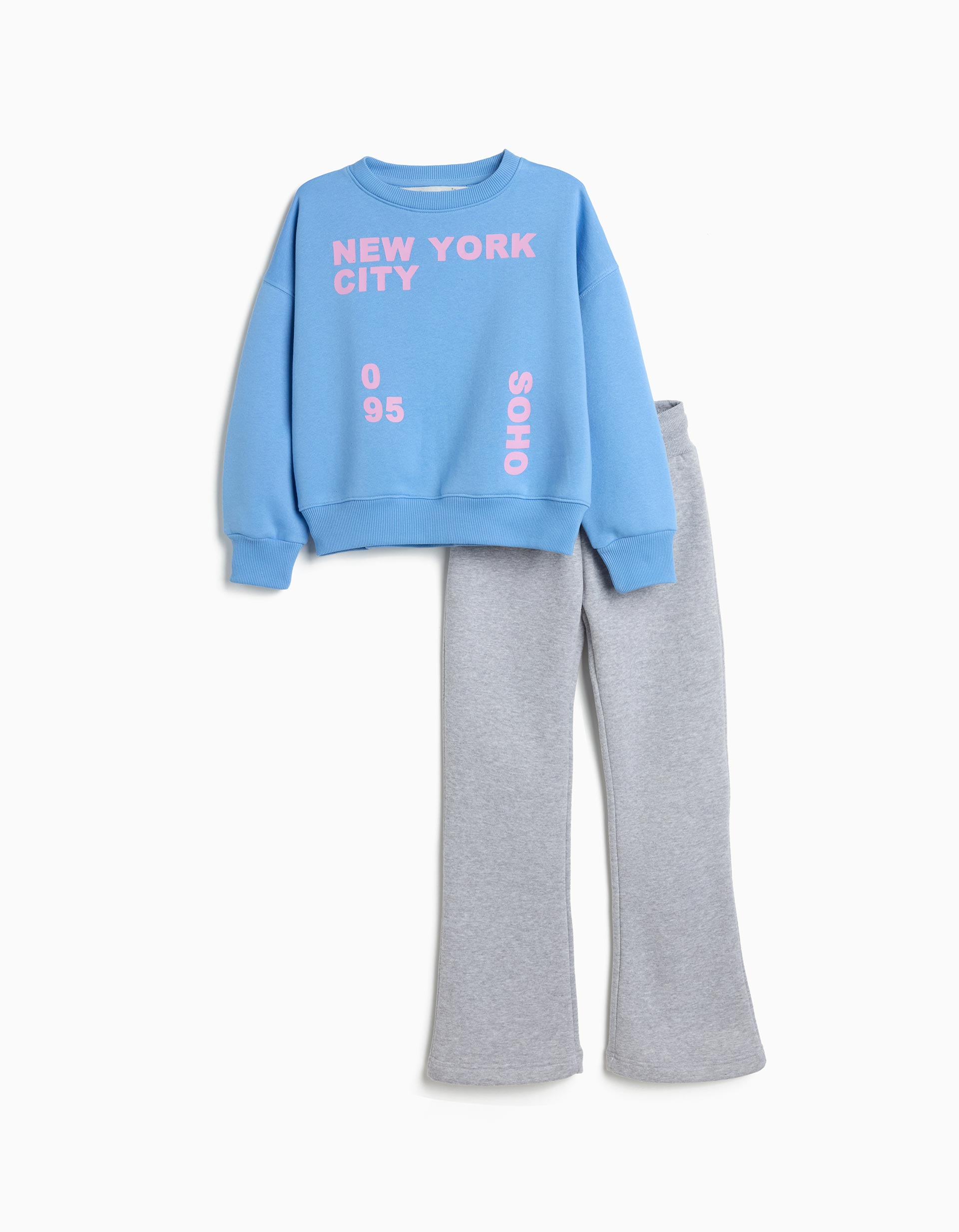 Conjunto de Jogging, Menina, Azul