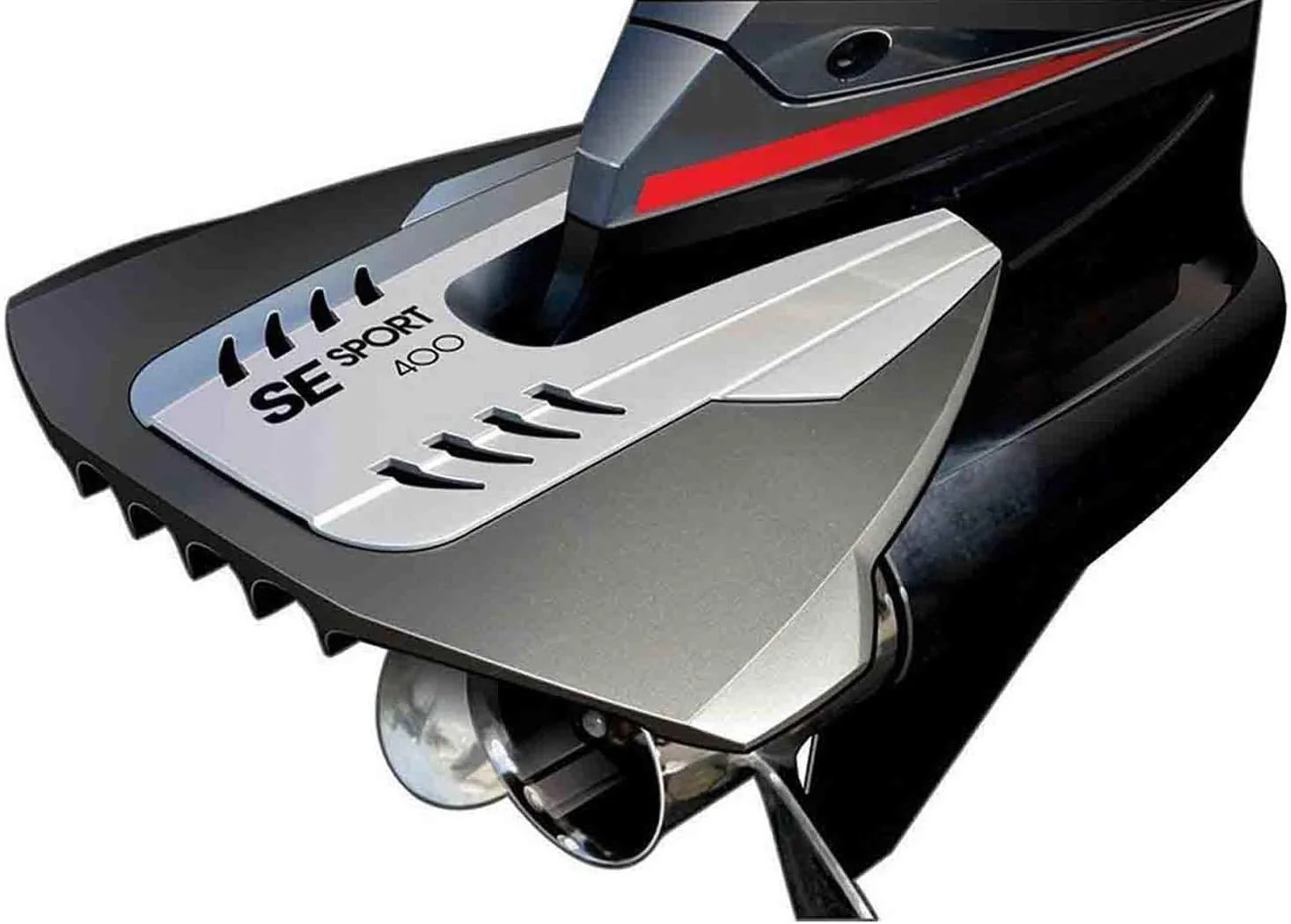 Stabilizer fins, Adults Unisex, Black, One Size