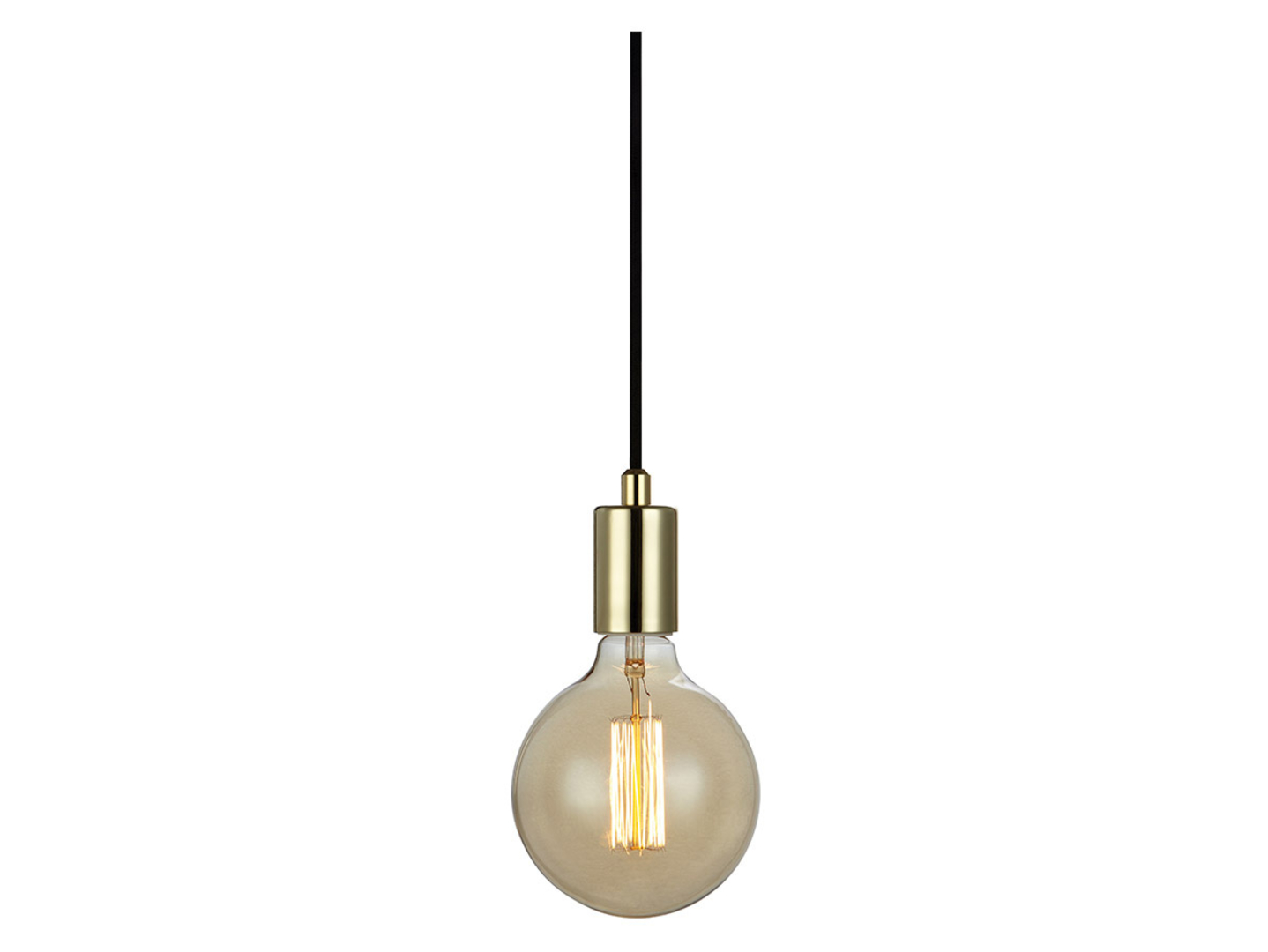 Lampa wisząca Sky metalowa czarno-złota