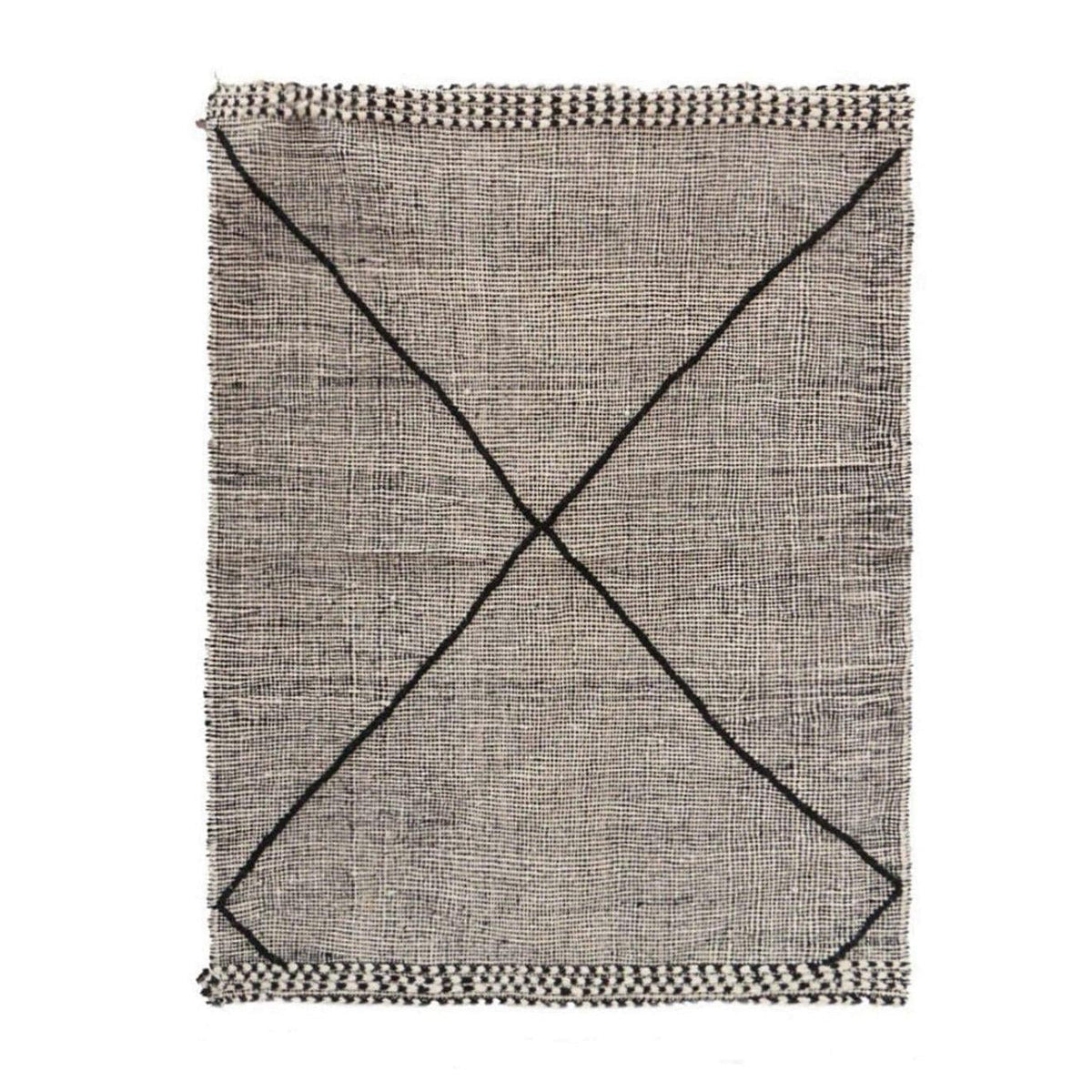 AFK Living vloerkleed Berber - handgemaakt - Wol - 140 cm x 200 cm