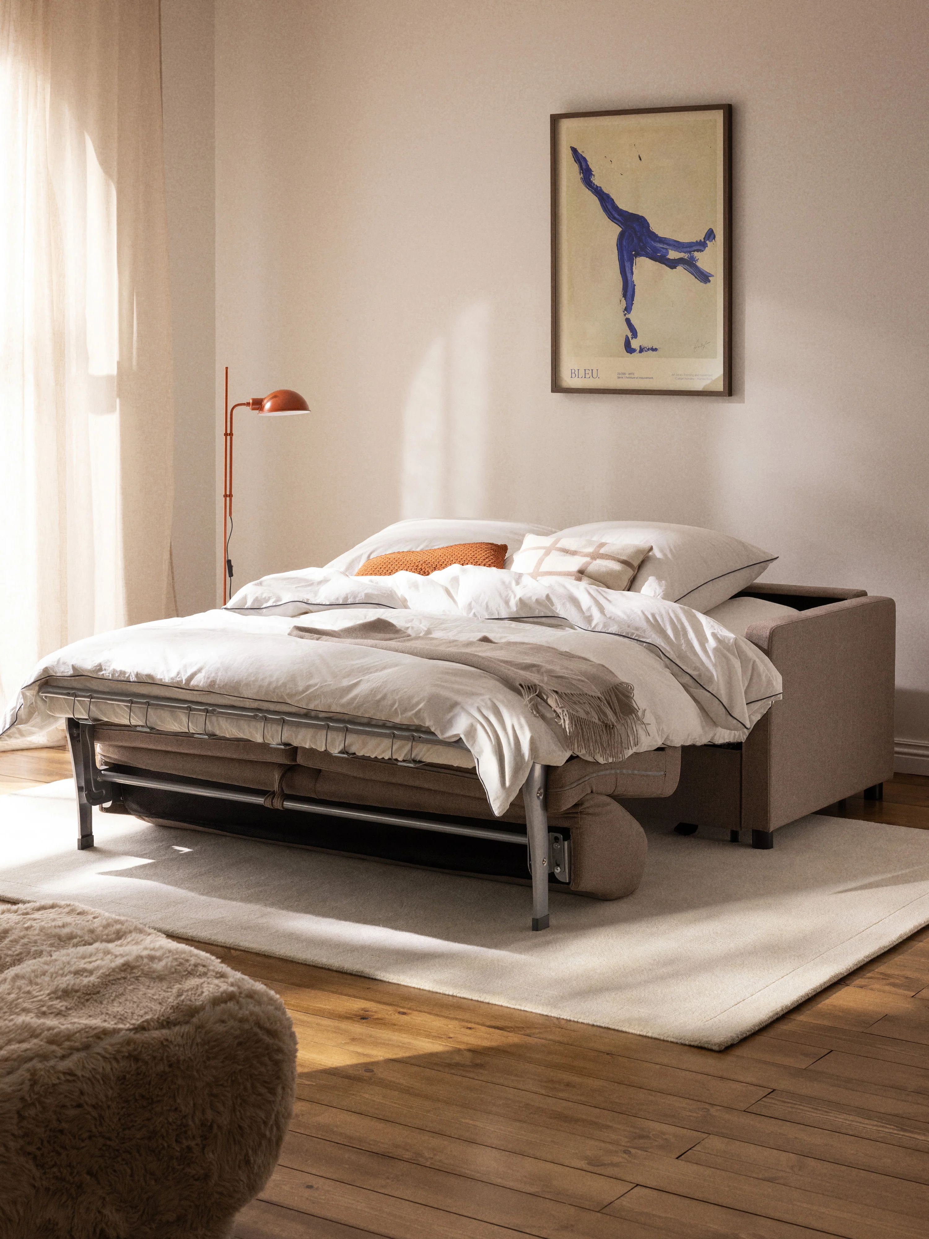 Schlafsofa Morgan mit Matratze (2-Sitzer)