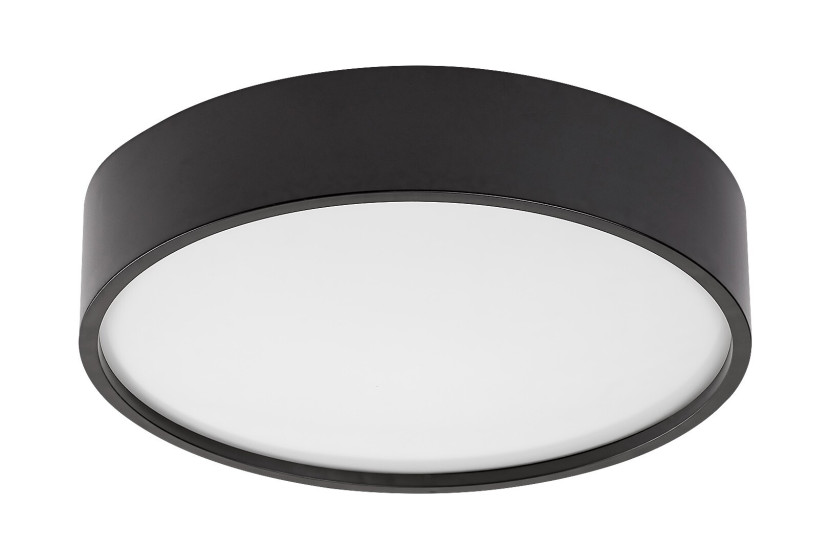 Plafon Larciaokrągły czarno-biały LED 1x18W 28cm 970lm IP44 Rabalux