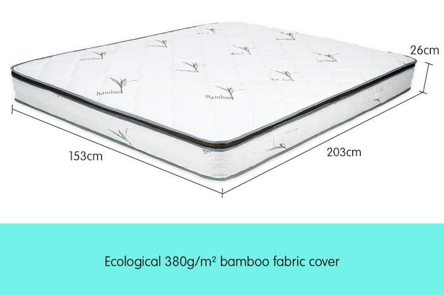 NNEDPE Laura Hill Premium King Single Mattress with Euro Top Layer - 32cm