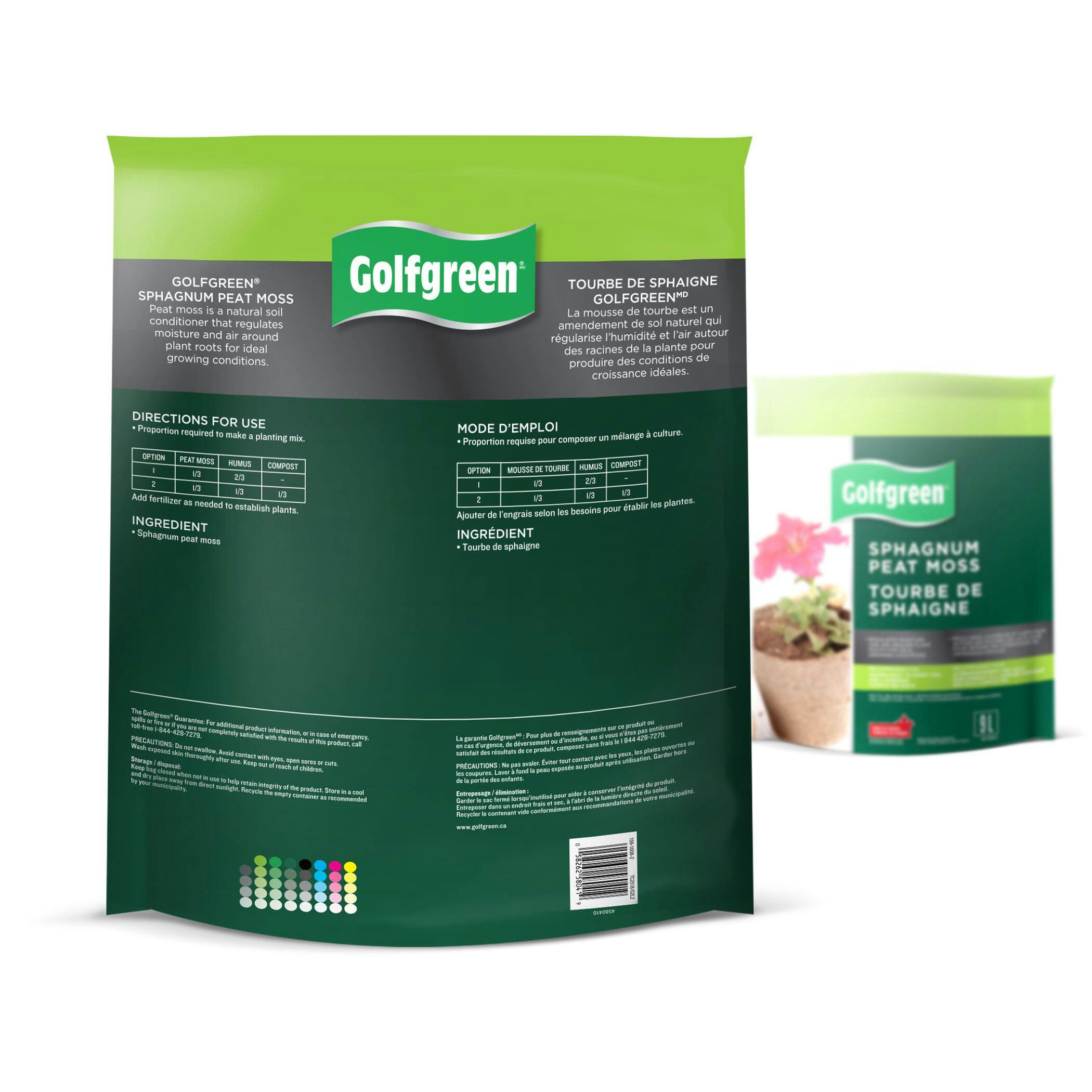 Golfgreen Sphagnum Peat Moss, 9-L
