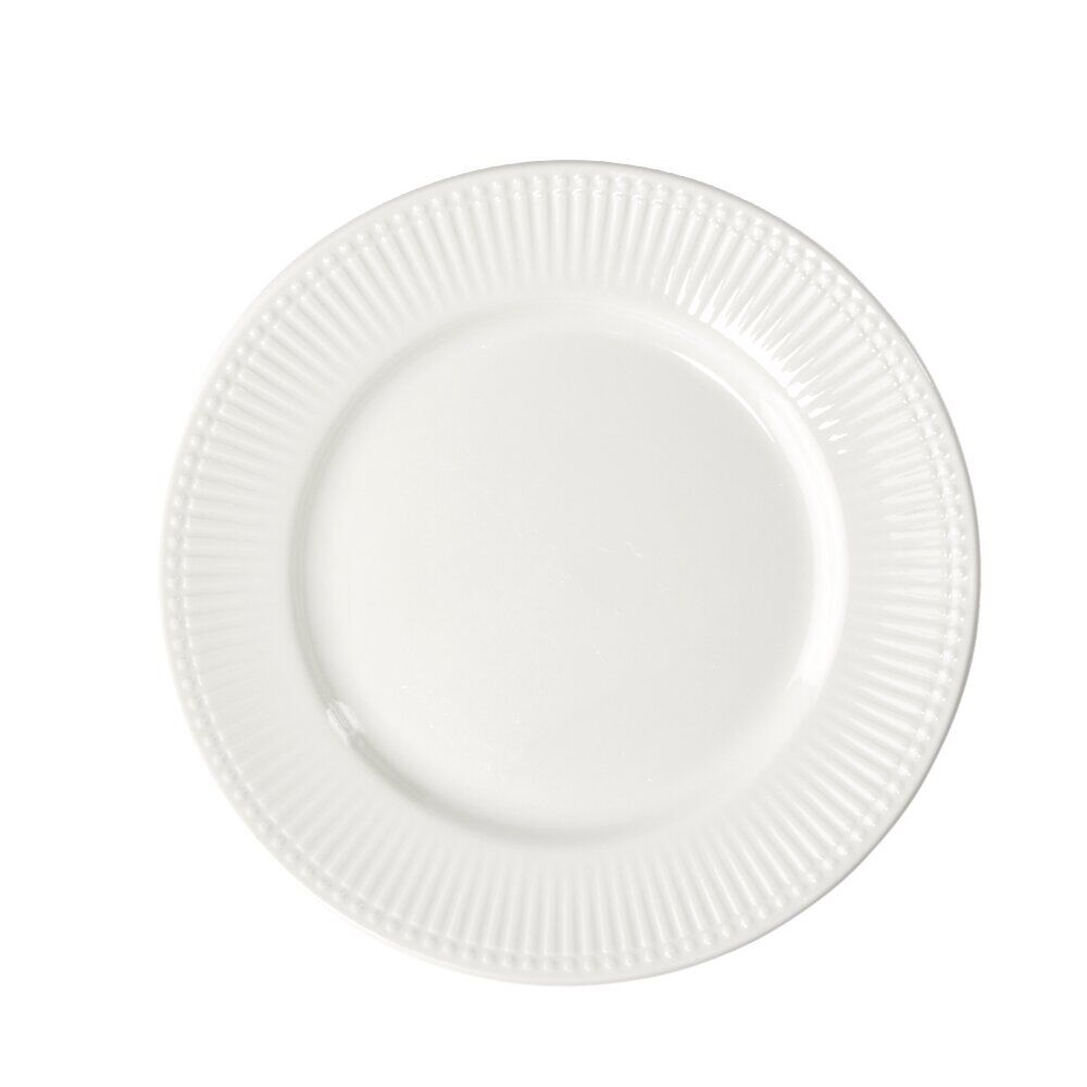 Assiette à dessert Colombe en porcelaine blanche Ø19cm