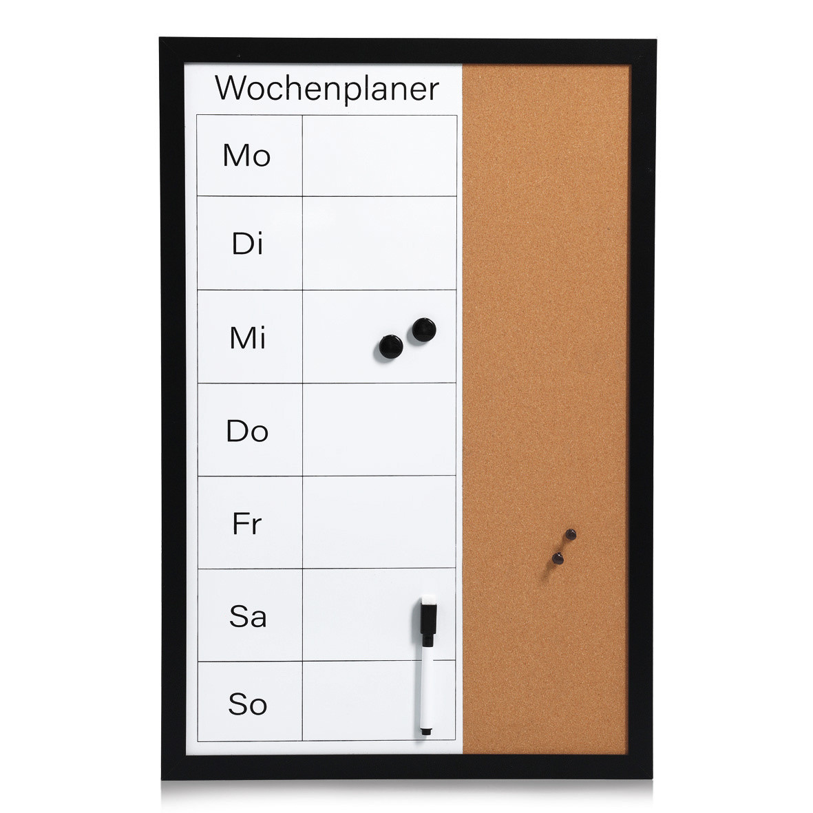 Planner tygodniowy, tablica korkowa 40 x 60 cm, ZELLER