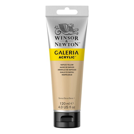 Winsor & Newton Galeria Naples Yellow Acrylic Paint 120ml