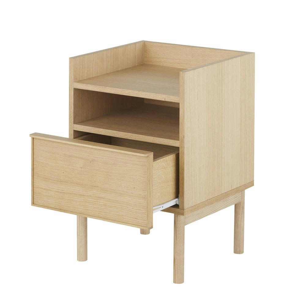 Lourka - Table de chevet 1 tiroir 1 niche