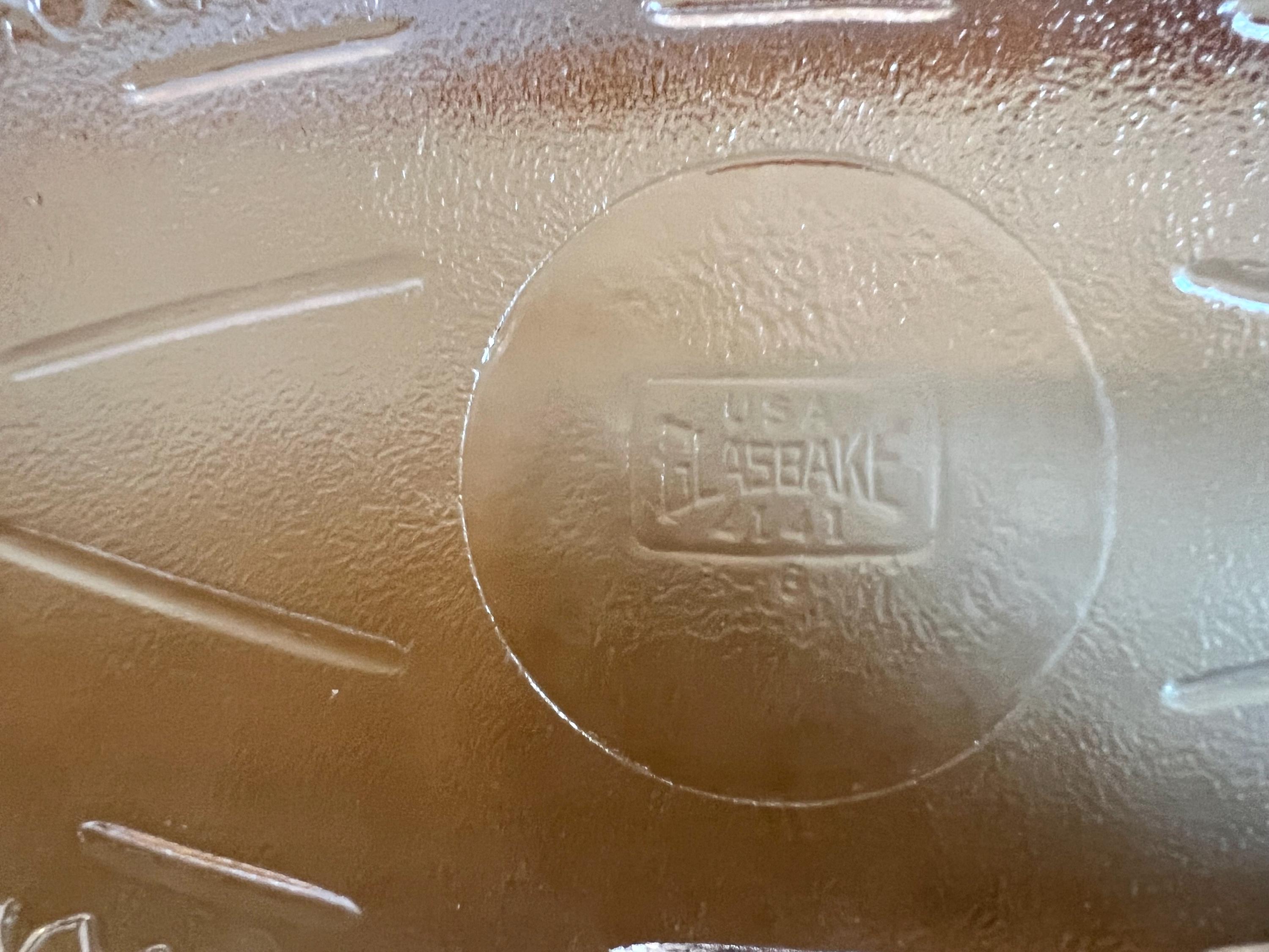 Vintage Glass Fish Platter - Glass Bakeware