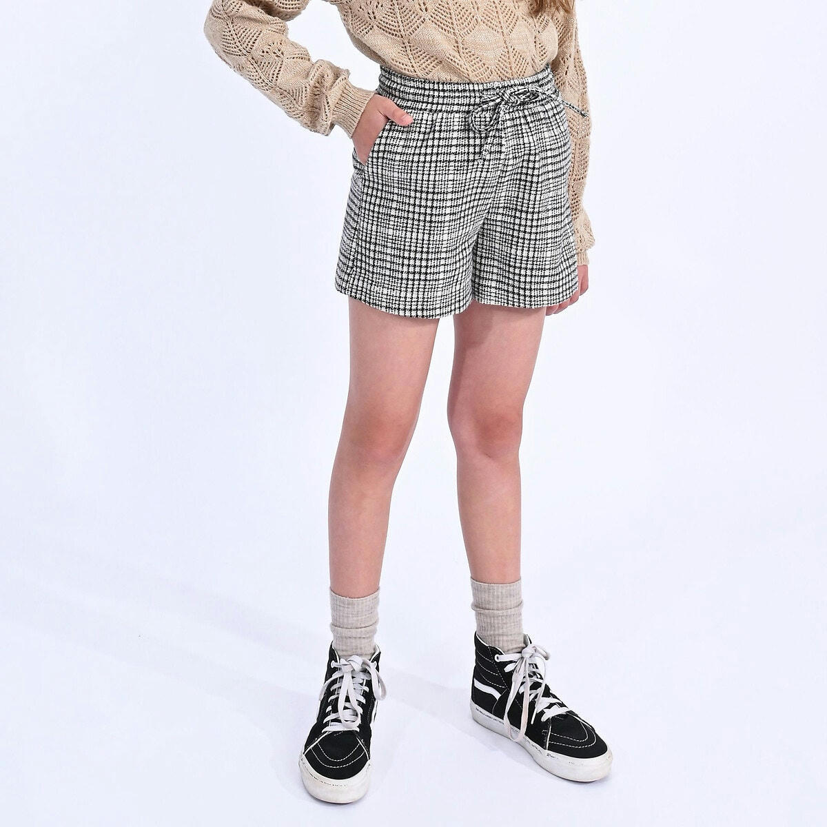 Short à carreaux
