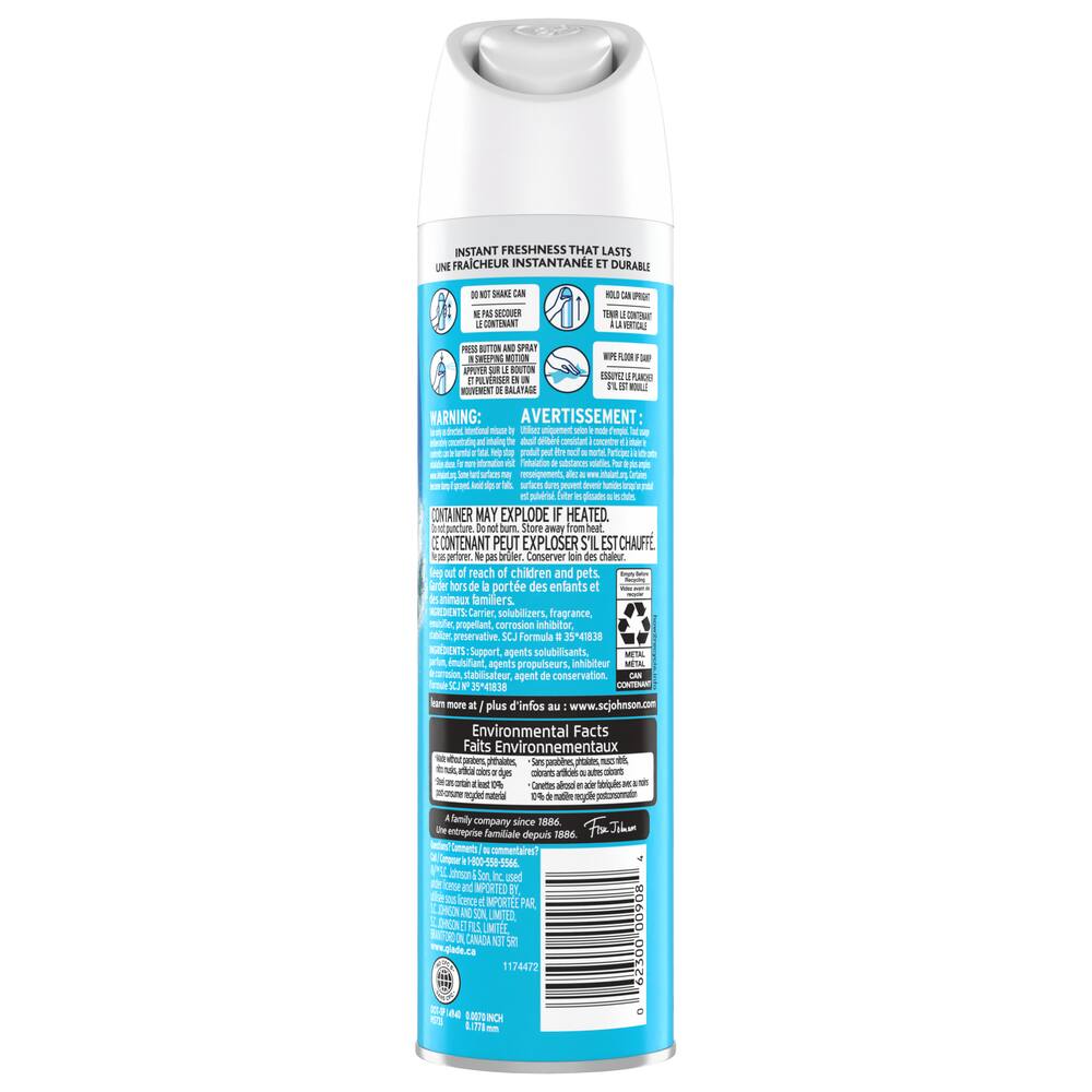 Glade Aerosol Air Freshener Spray, Assorted Scents, 235-g