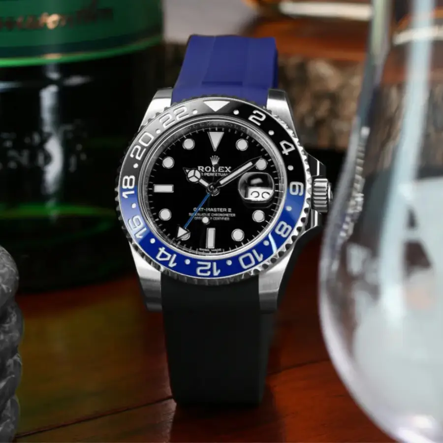 Rolex – GMT-Master –  Rubber Strap – Blue