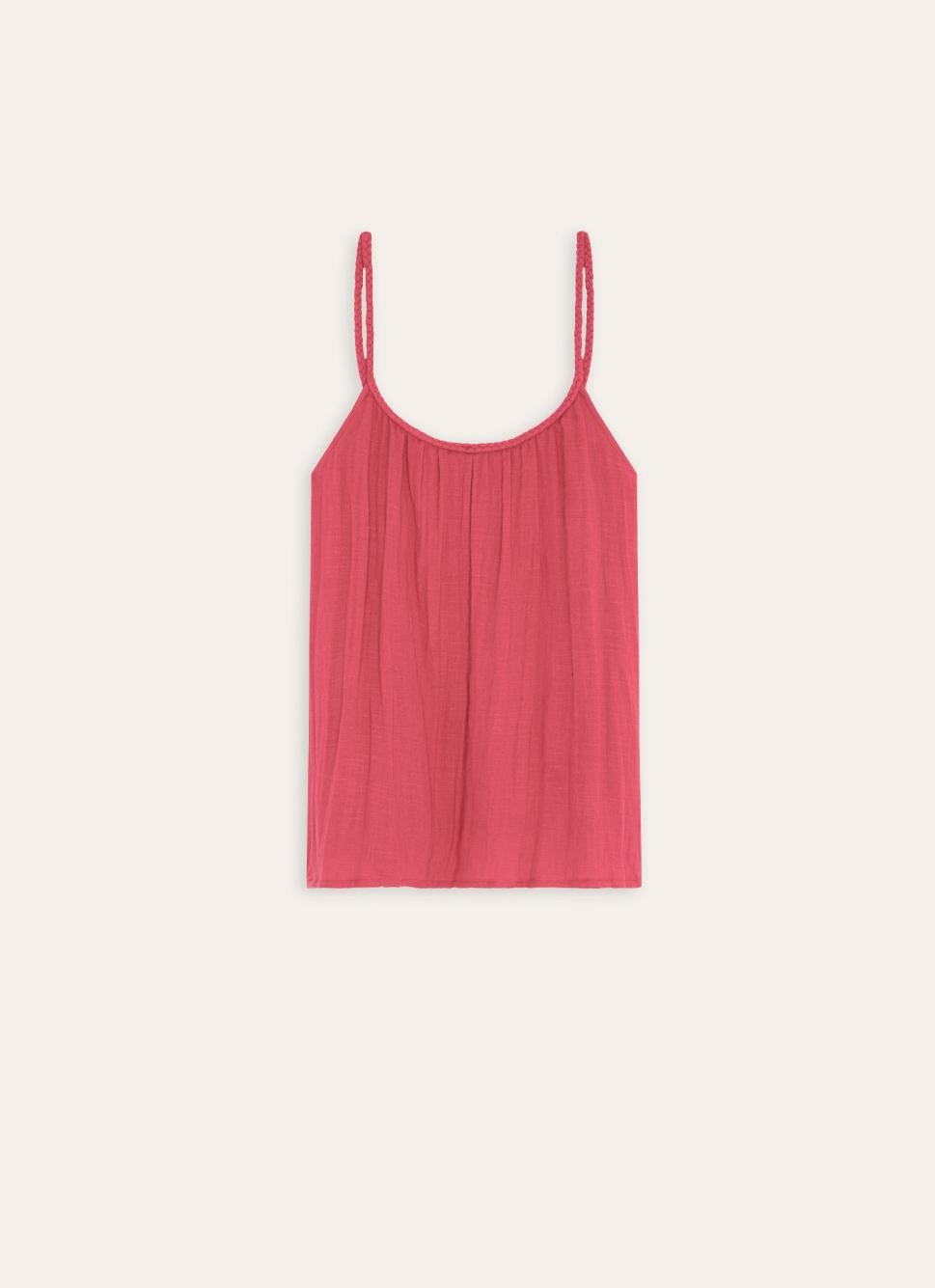 DEBARDEUR EN GAZE DE COTON ENCRE