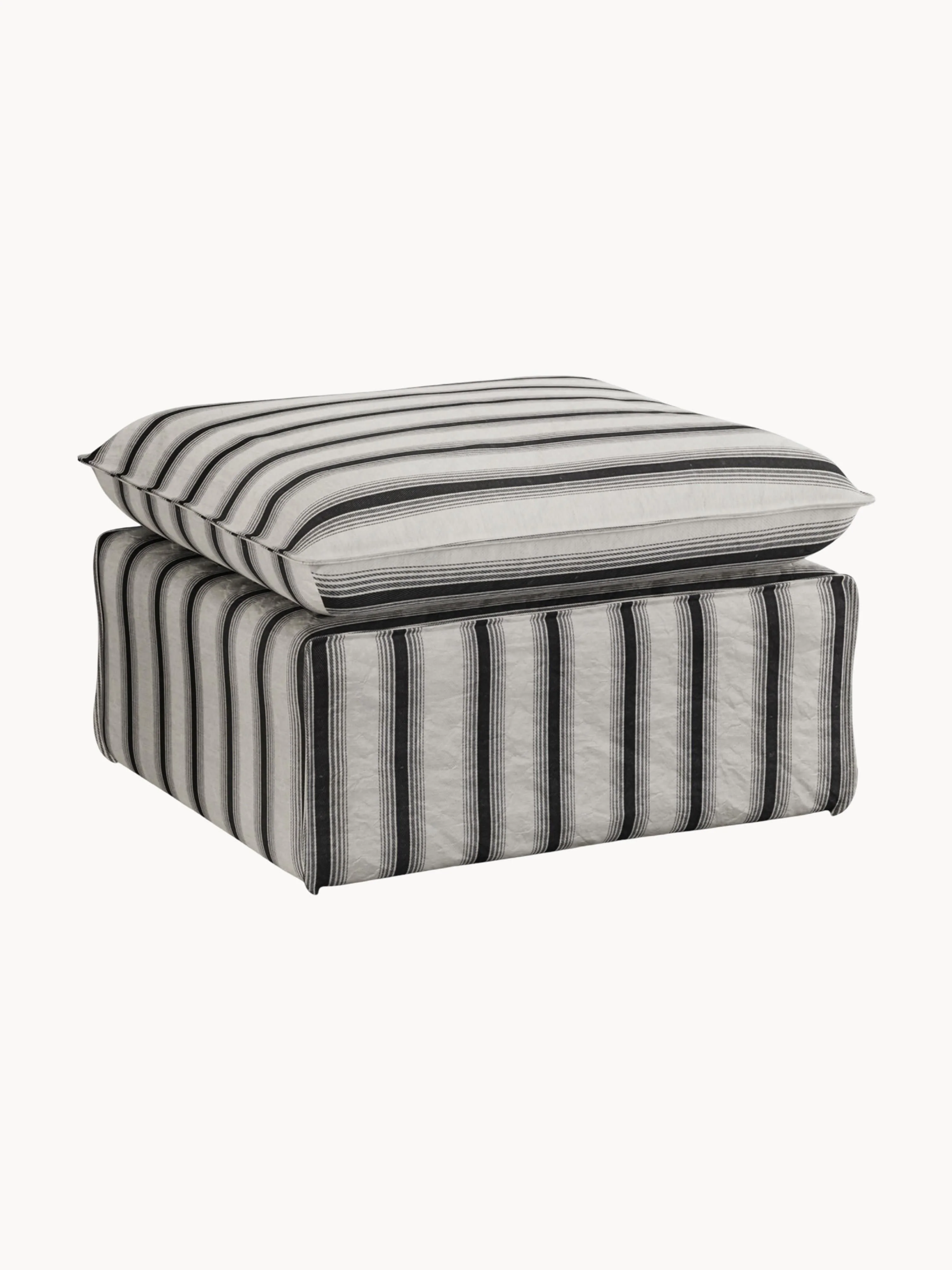 Handgefertigter Sofa-Hocker Nomad