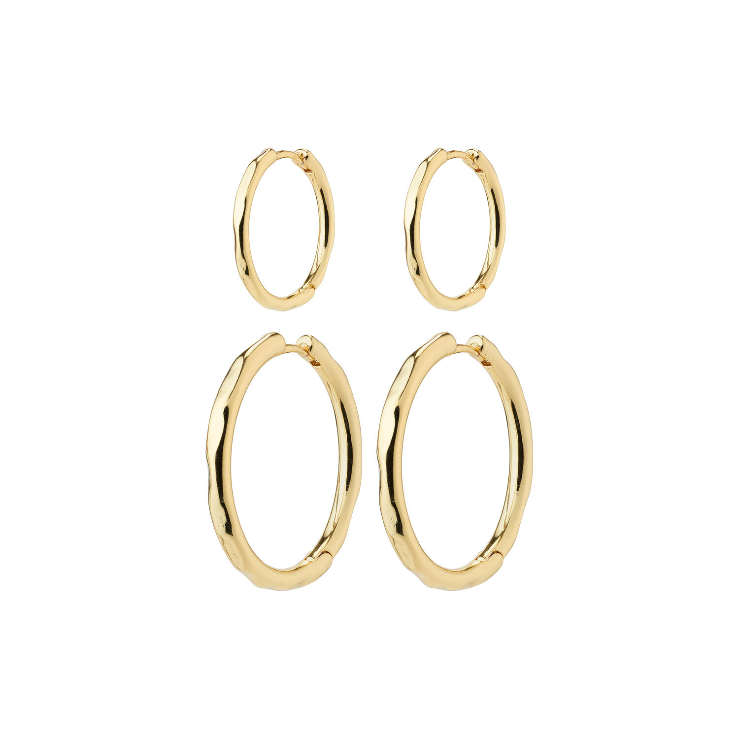 EVE Hoops 2-i-1 s&aelig;t, gold plated