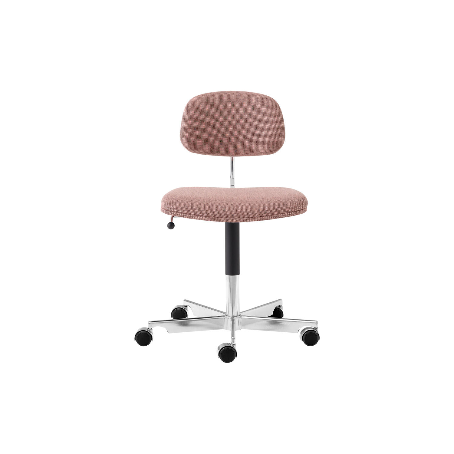 KEVI&reg; 2534 forsidepolstret kontorstol, rosa