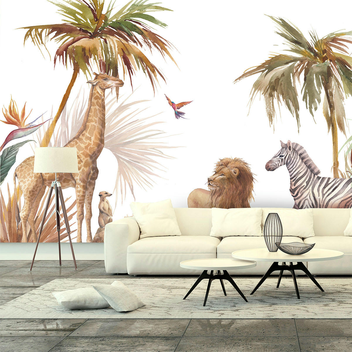 - Papier Peint jungle sauvage 280x480cm