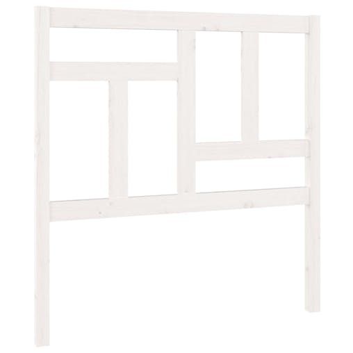 NNEVL Bed Headboard White 95.5x4x100 cm Solid Wood Pine