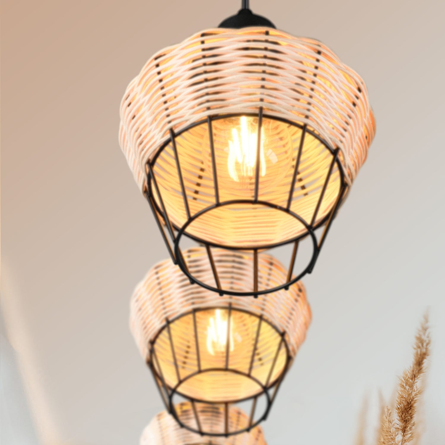 Lampadario 3 luci Borka Trio