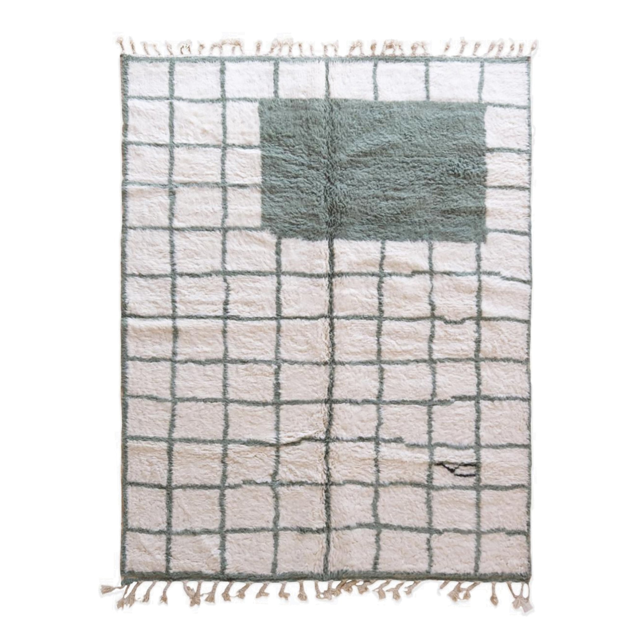 AFK Living vloerkleed Berber - handgemaakt - Wol - 140 cm x 200 cm