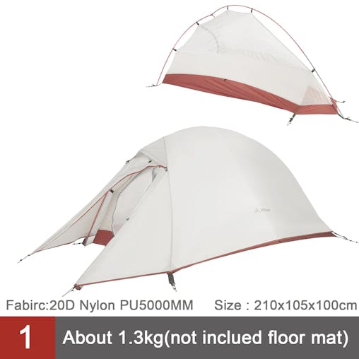 NNEOBA Ultralight Camping Tent Backpack Tent