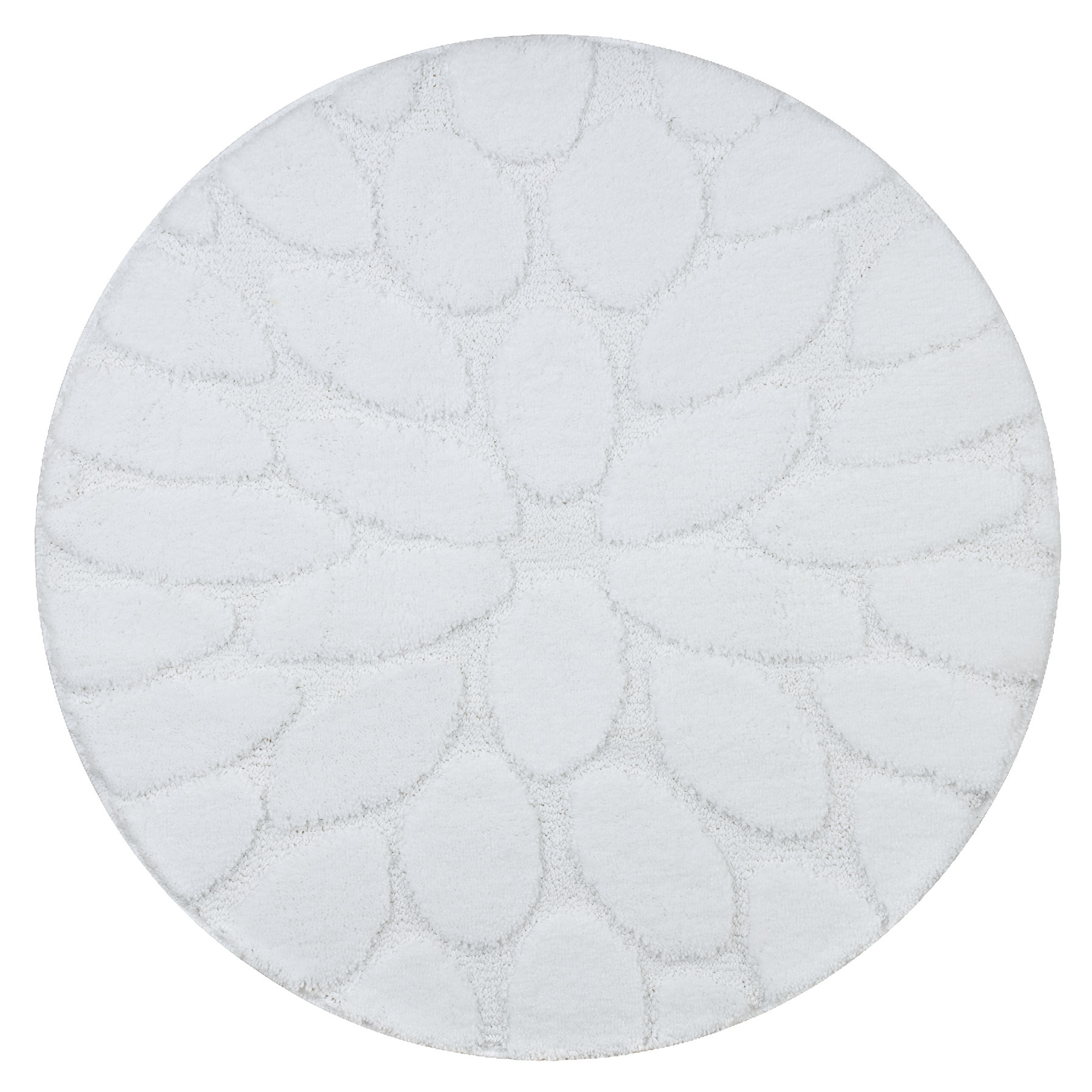 Dywan łazienkowy SUPREME STONES kamienie, antypoślizgowy, koło 50 cm