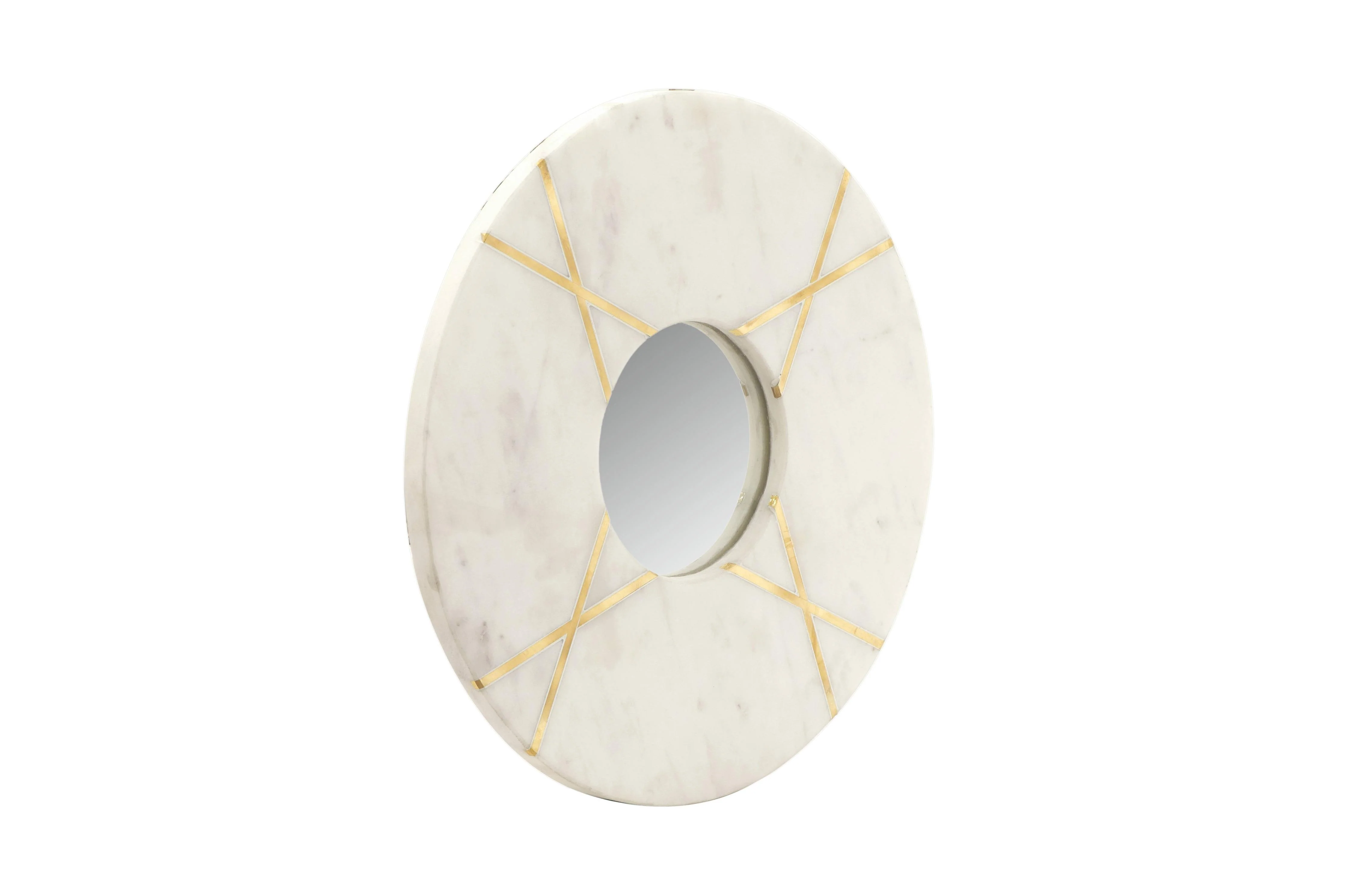 Wandspiegel Dexter marmer rond
