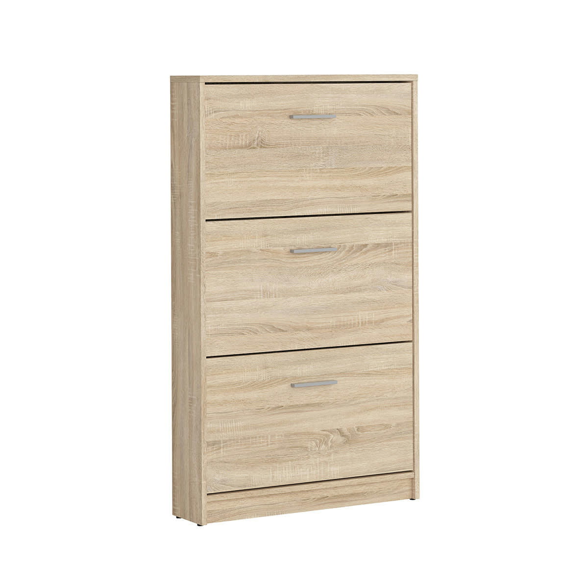 - Meuble chaussures 3 portes stratifiés naturel