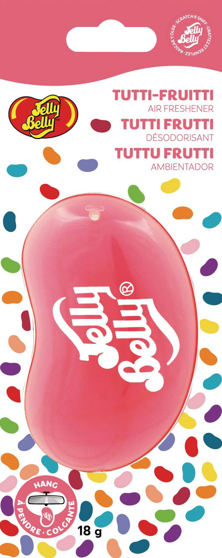 Jelly Belly Tutti Frutti Hanging Air Freshener
