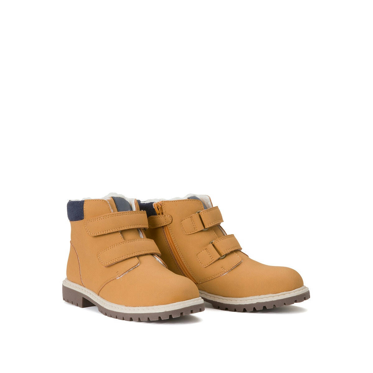 Bottines zippées et à scratchs