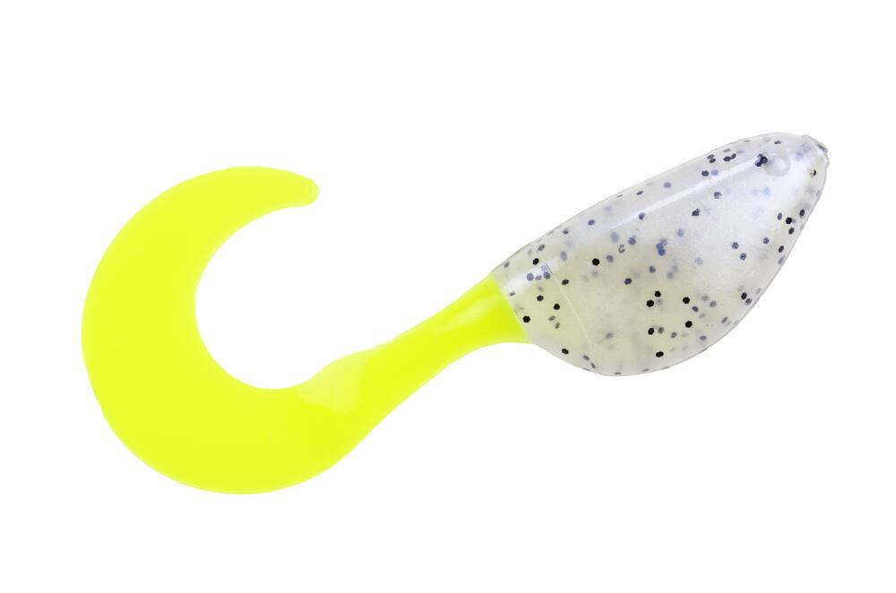 Strike King Mr. Crappie Shadpole Curly Tail, 2-in