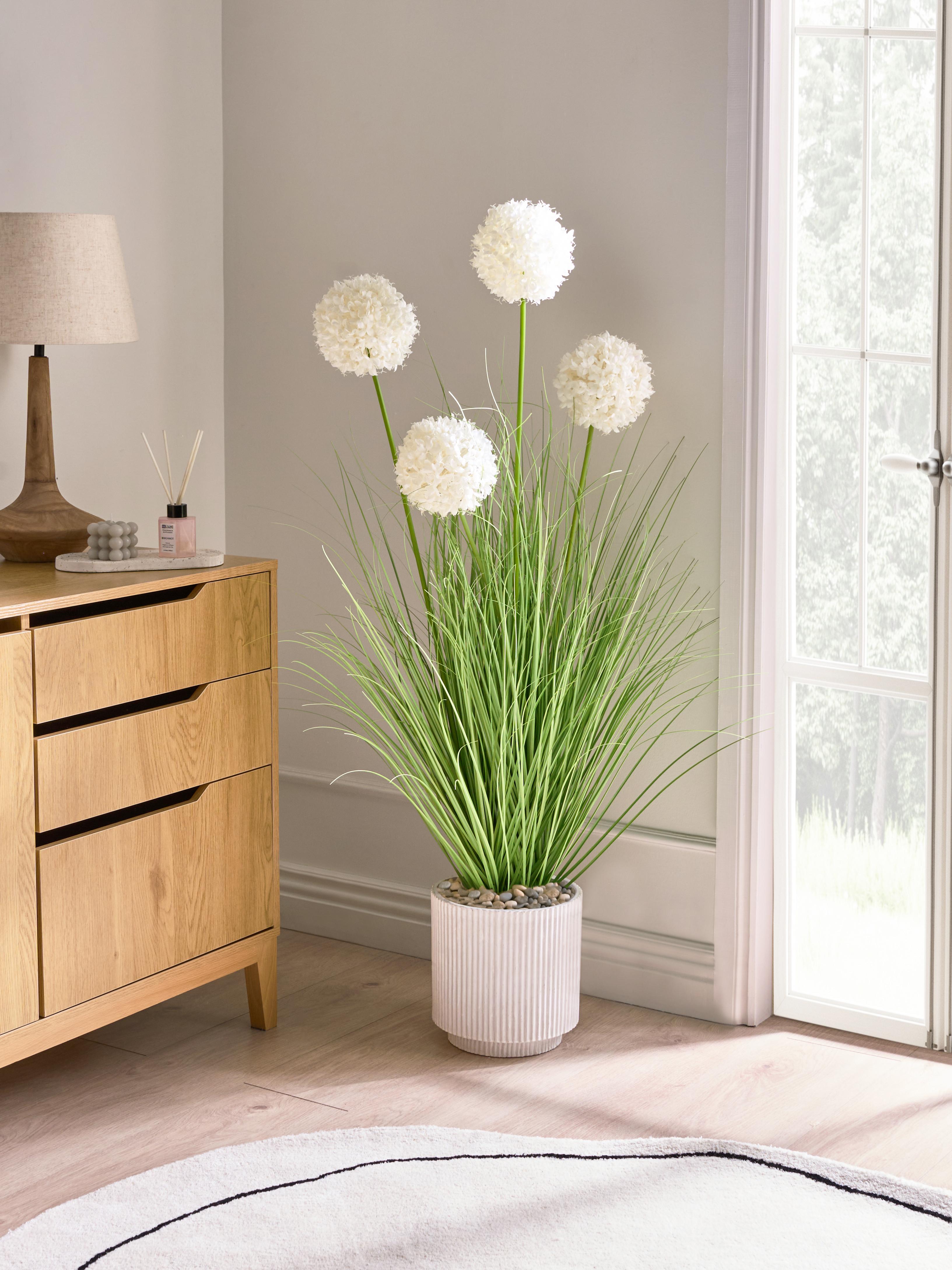 Artificial Plant SNOWBALL BUSH 120 cm White