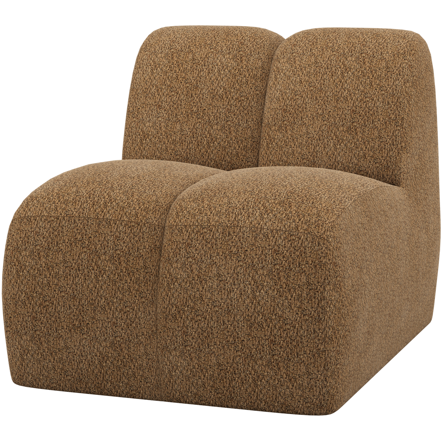 WOOOD 1-zits element Mojo - Wollig - Honinggeel -74x84x97