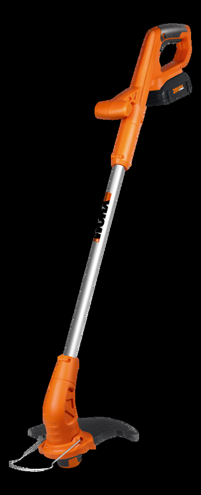 WORX WG154 20V Power Share™ Cordless Garden Grass Trimmer, Foldable Spacer Guard, 10-in