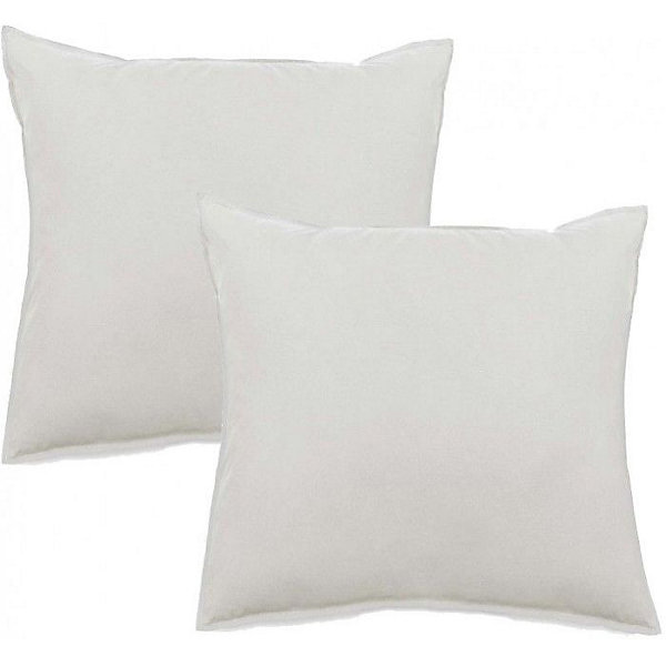 Lot de 2 taies d'oreiller Palace pur coton teint lavé 63 fils/cm² Vent du sud - Palace Naturel - Lot de 2 taies d'oreiller 65 x 65