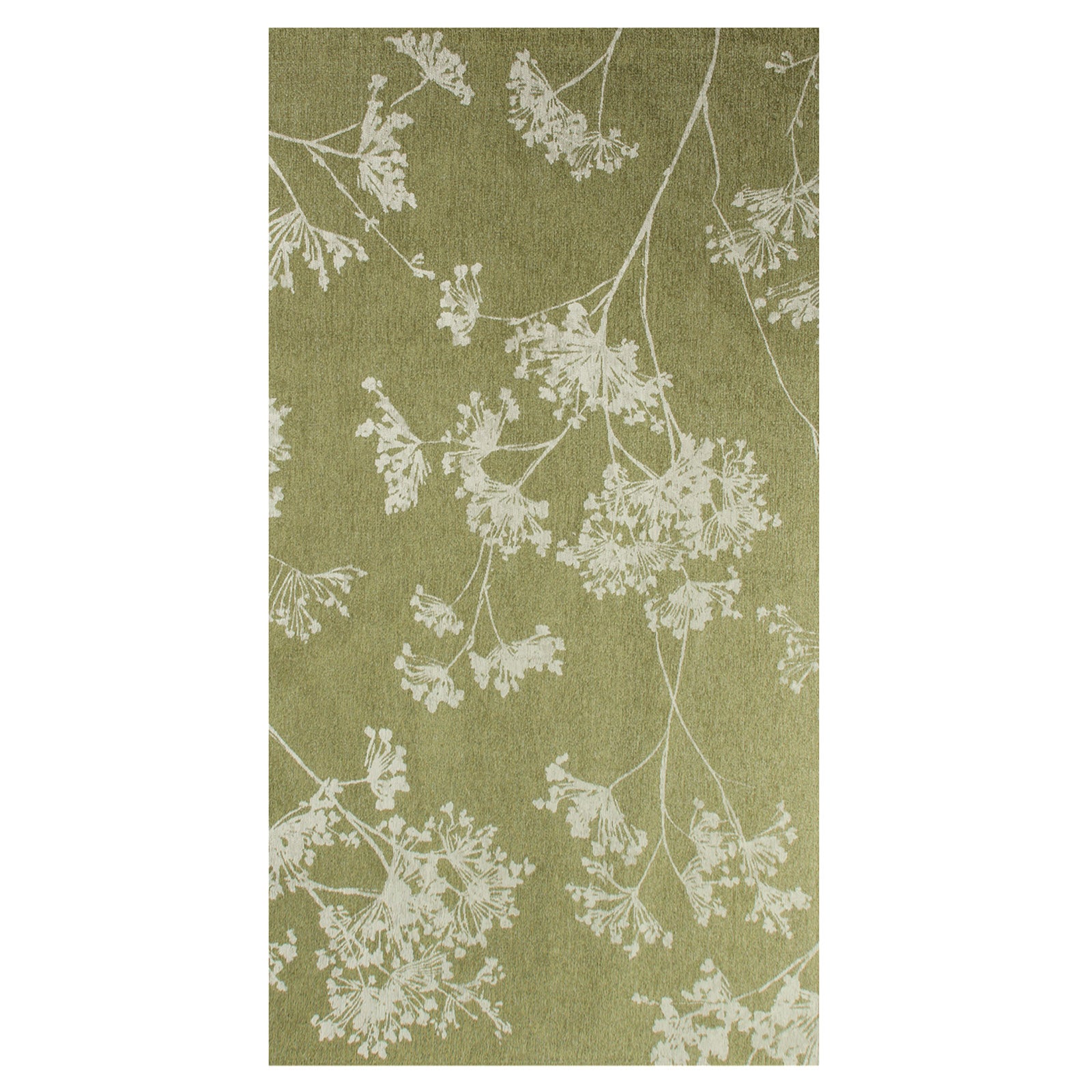 Lola&Moi vloerkleed Blossom - groen - 80x150cm