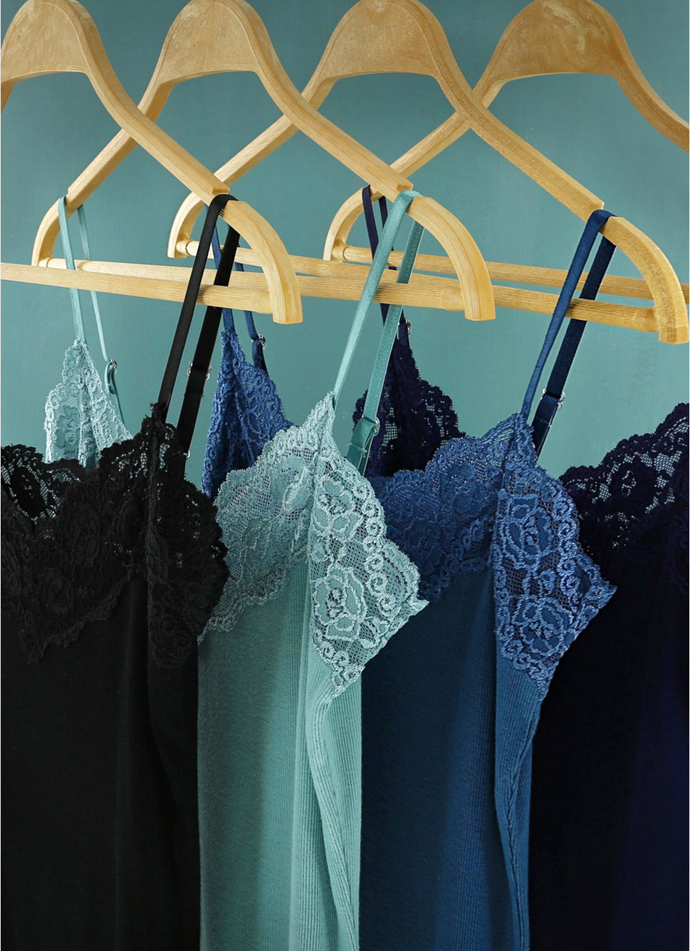 DÉBARDEUR DENTELLE NAVY