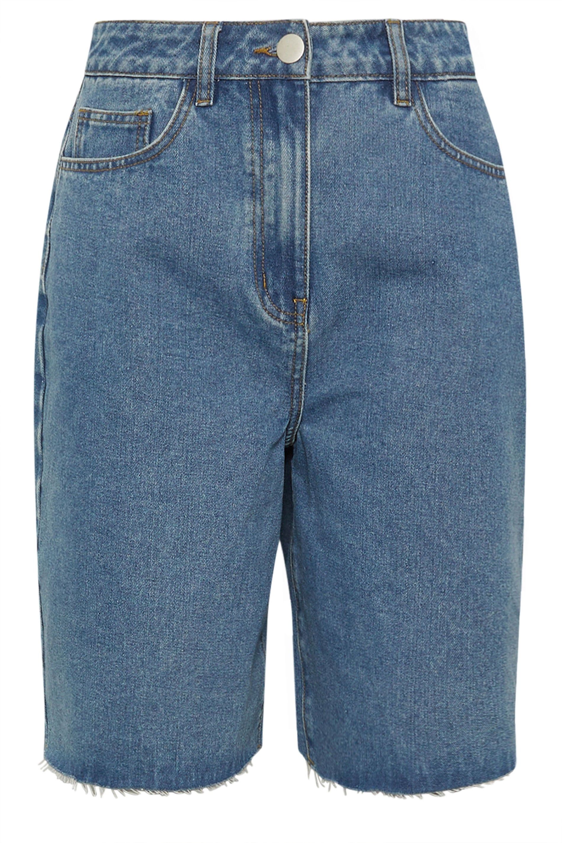 Long Tall Sally Tall Denim Bermuda Shorts