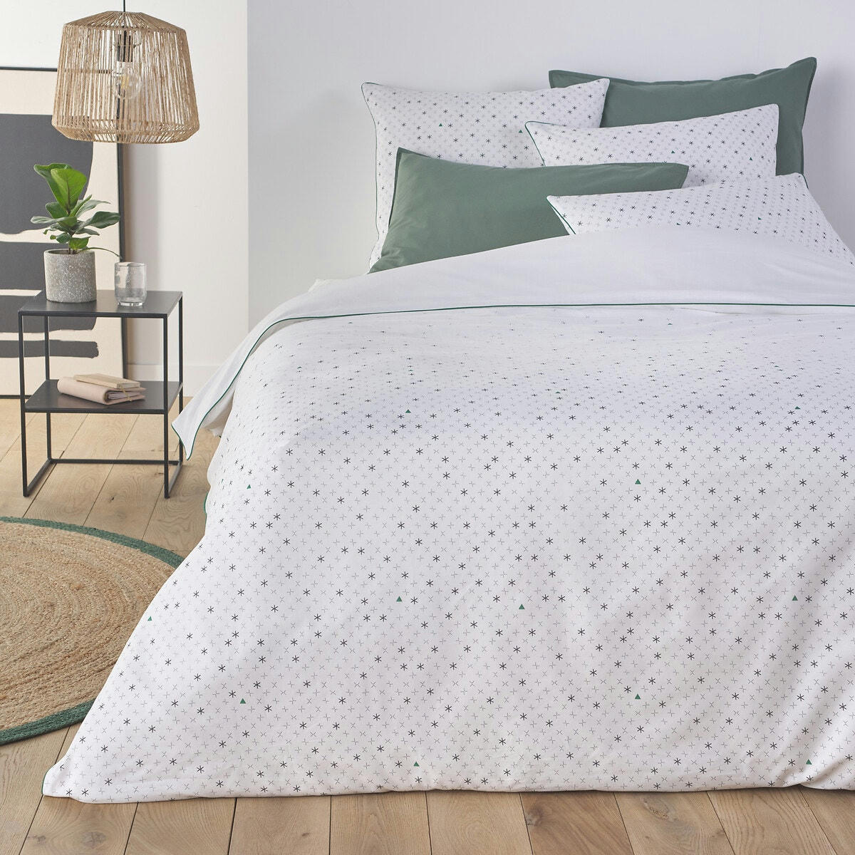 Drap housse coton bonnet 25 cm, Mattia