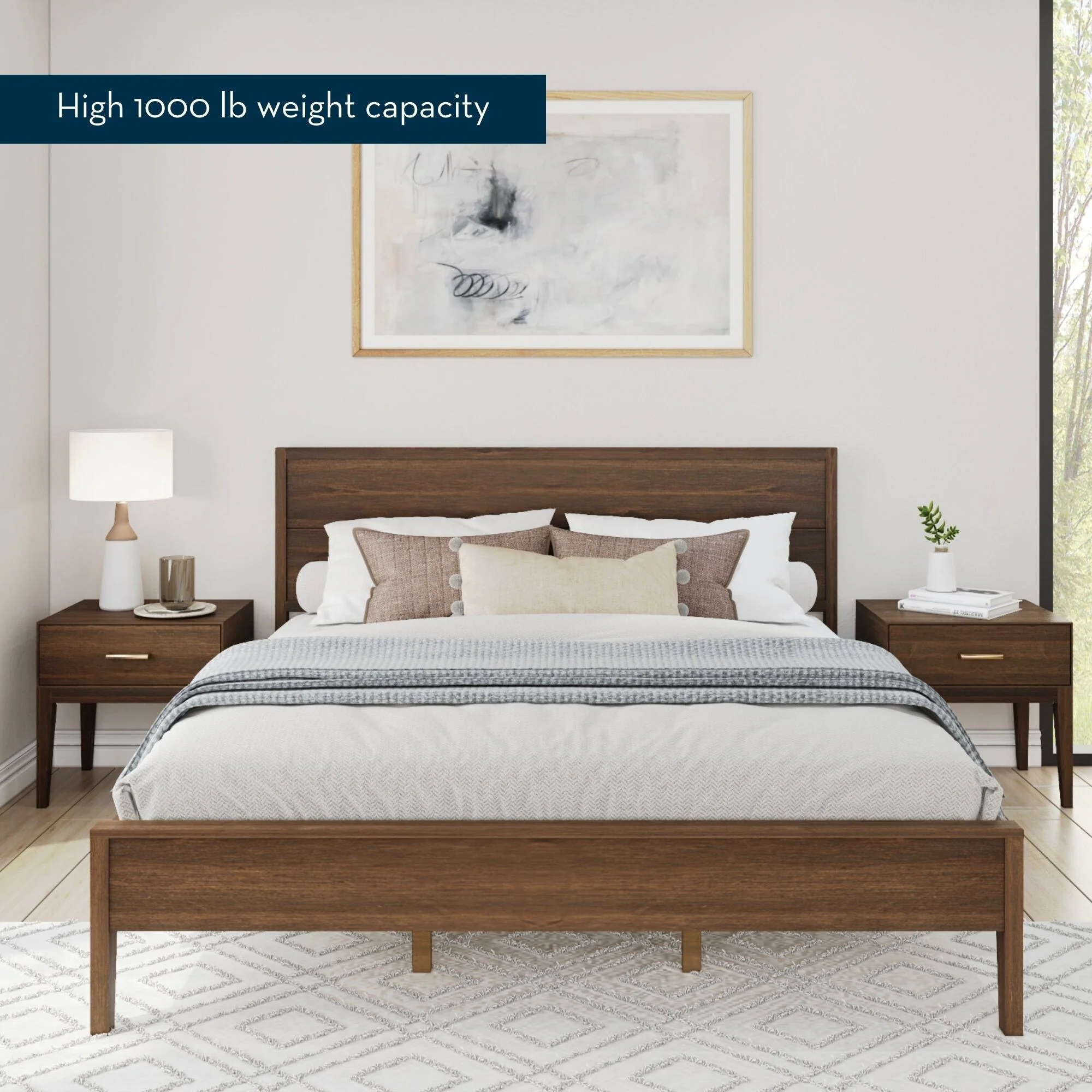 Plank and Beam King Size Bed