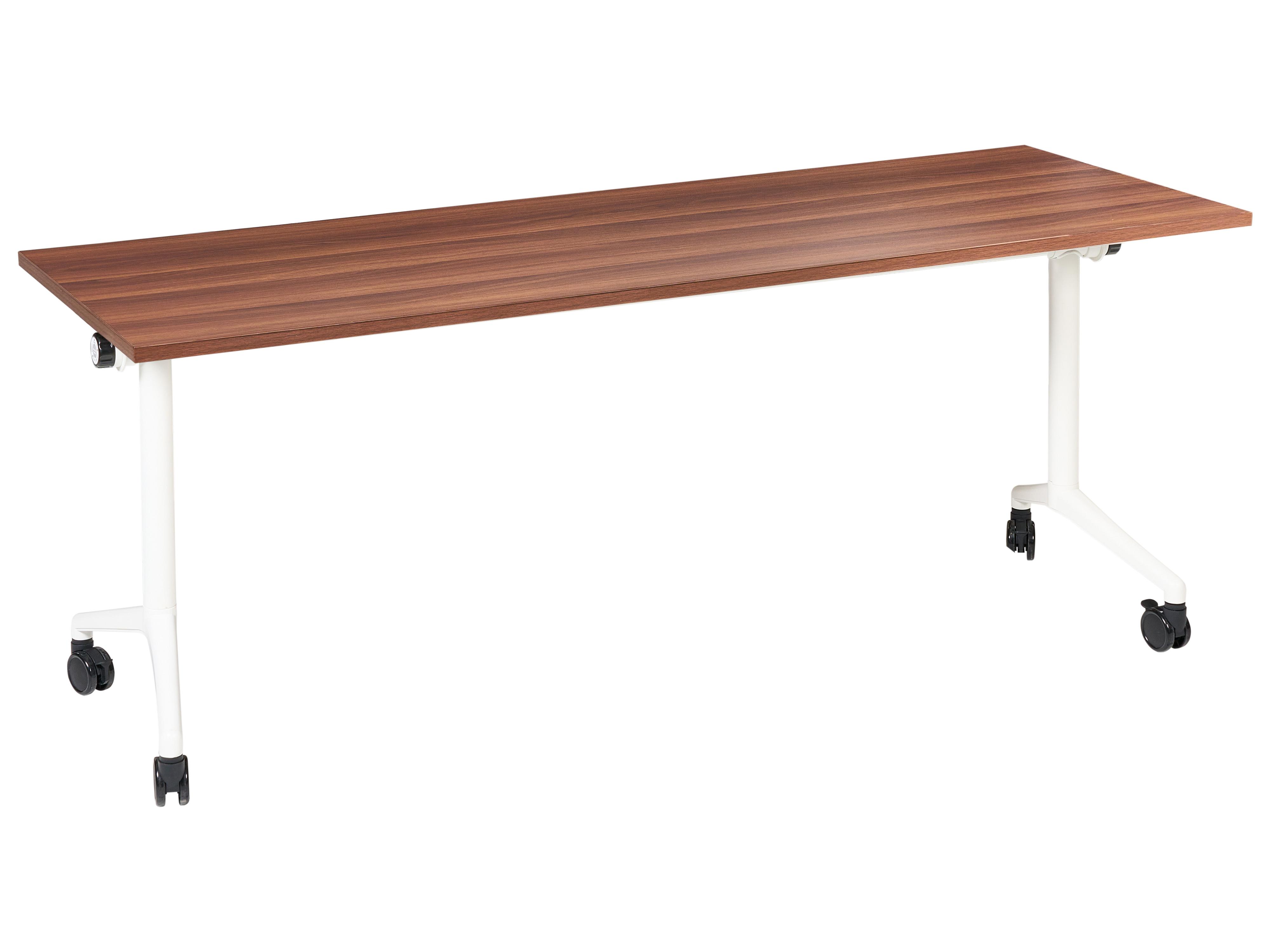 Foldable Office Desk CAVI Dark Brown 180 cm 60 cm