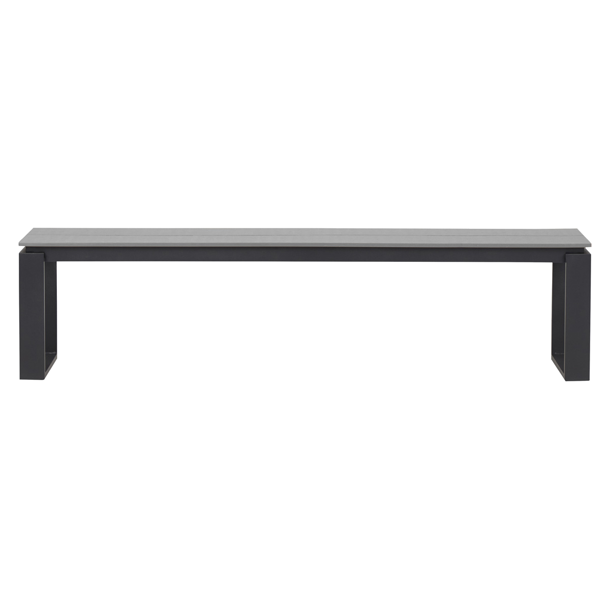 Lisomme Abel tuinbank grijs - 180 x 43 cm