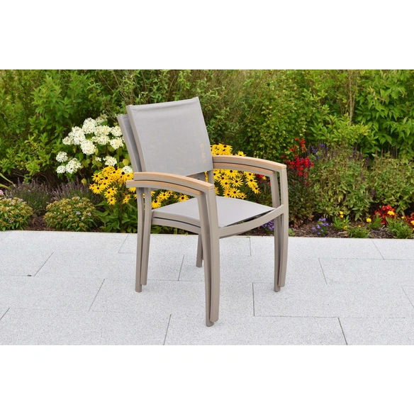 Gartensessel »Piemont«, Stapelsessel, max. Belastung: 100 kg