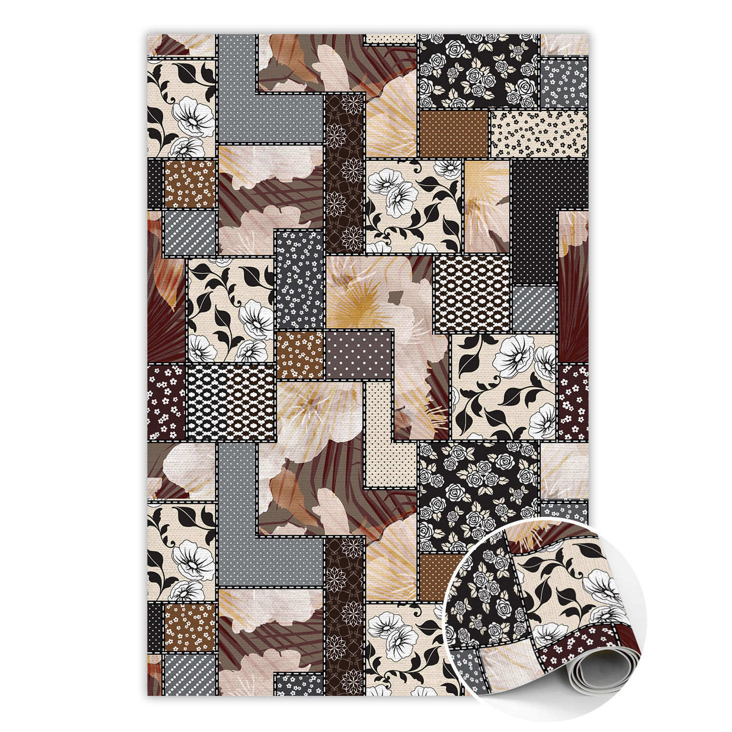 Winylowy dywan do domu Tekstura marmur 100 x 150 cm